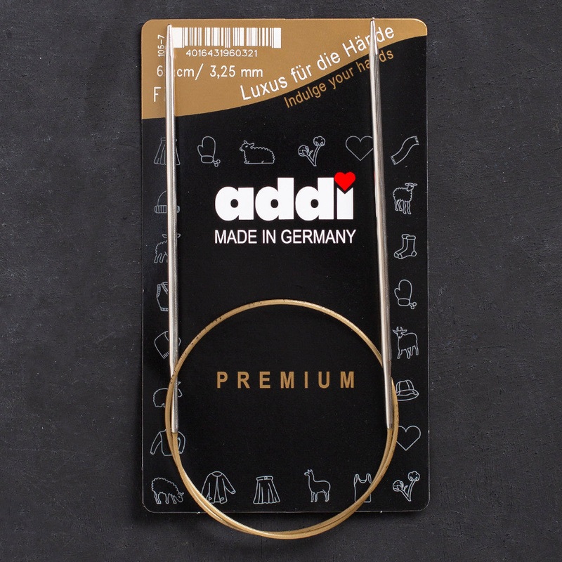 Addi 3.25mm 60cm Circular Knitting Needles – 105-7