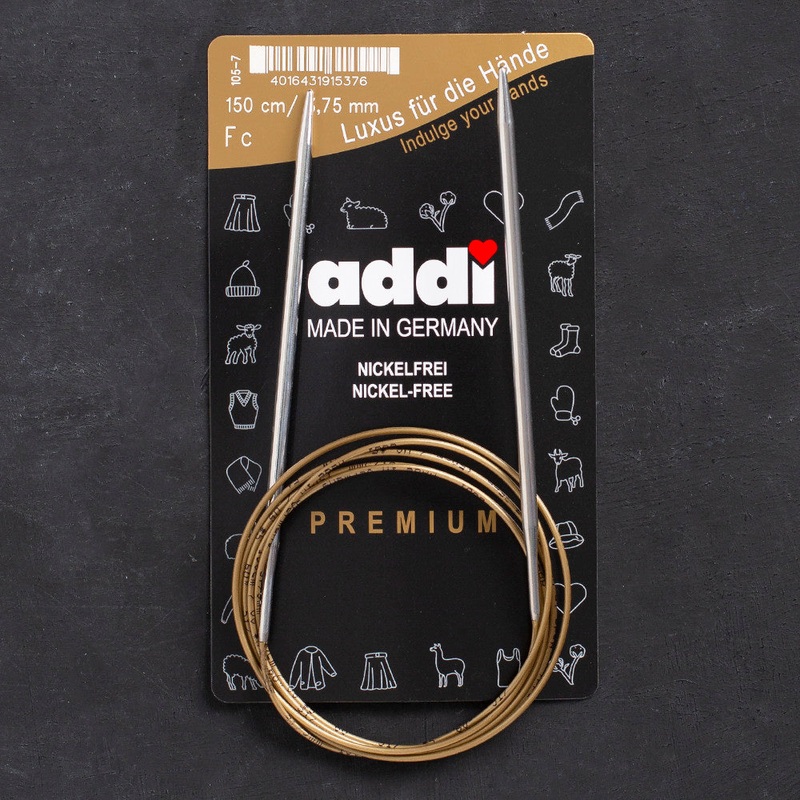 Addi 3.75mm 150cm Circular Knitting Needles – 105-7