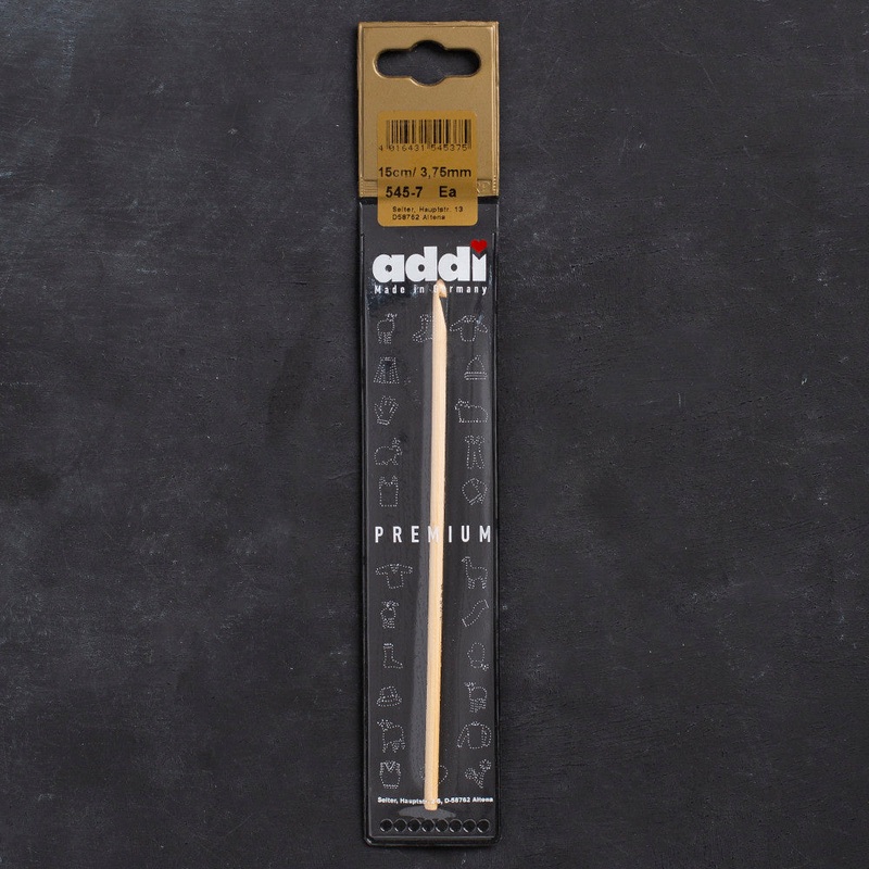 Addi 3.75mm 15cm Bamboo Crochet Hook – 545-7