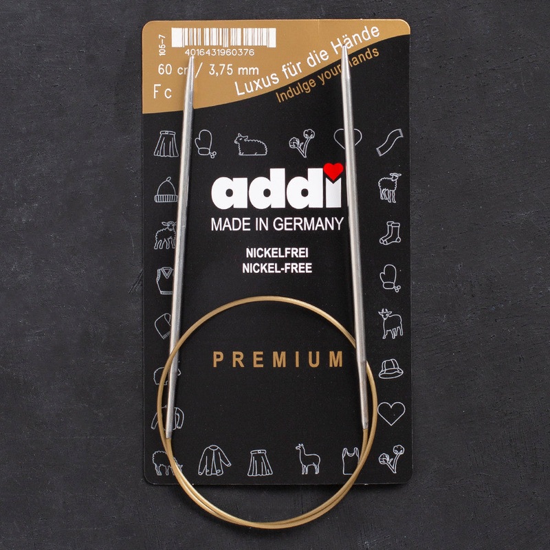 Addi 3.75mm 60cm Circular Knitting Needles – 105-7
