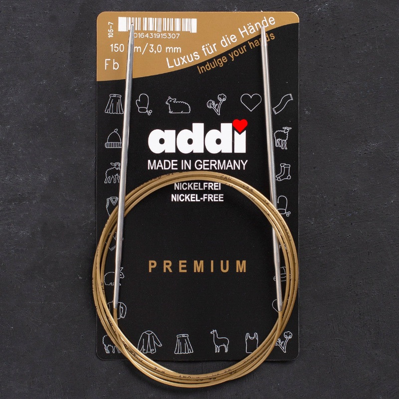 Addi 3mm 150cm Circular Knitting Needles – 105-7