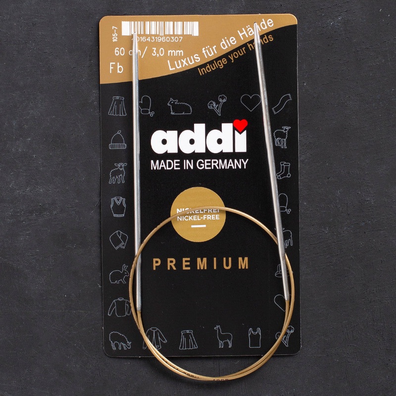 Addi 3mm 60cm Circular Knitting Needles – 105-7