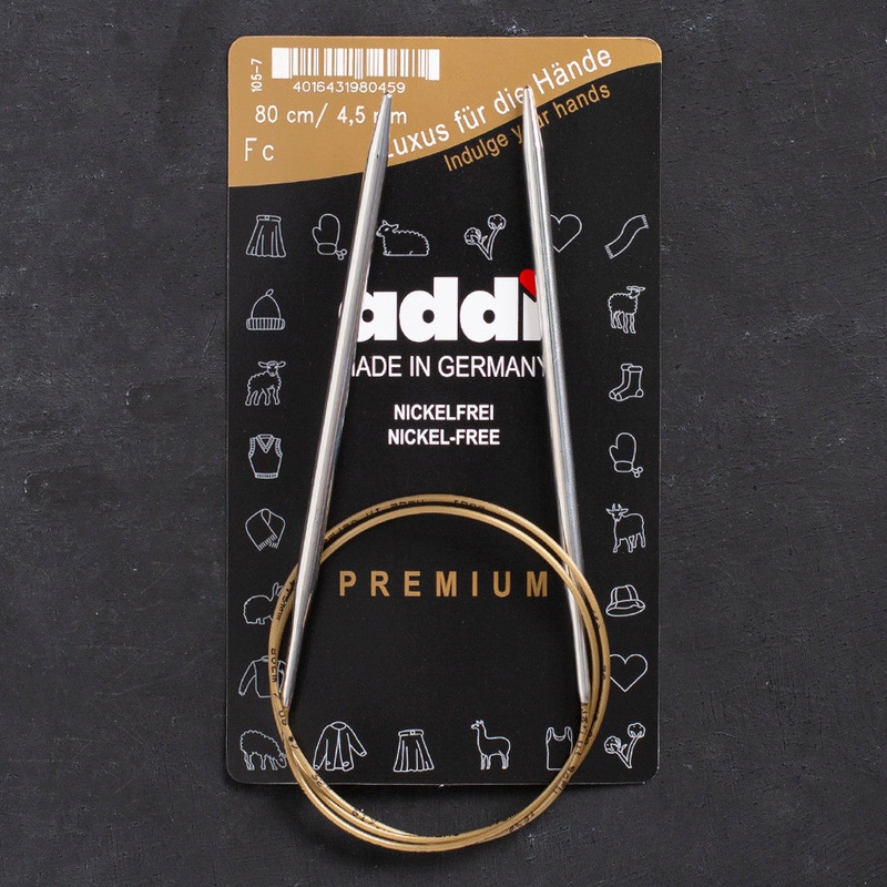 Addi 4.5mm 80cm Circular Knitting Needles – 105-7