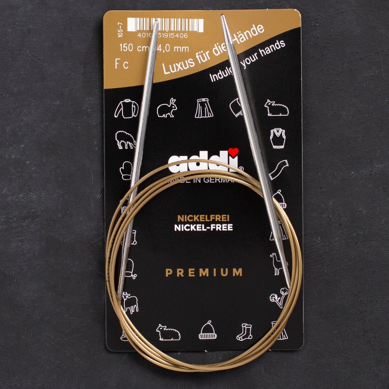 Addi 4mm 150cm Circular Knitting Needles – 105-7