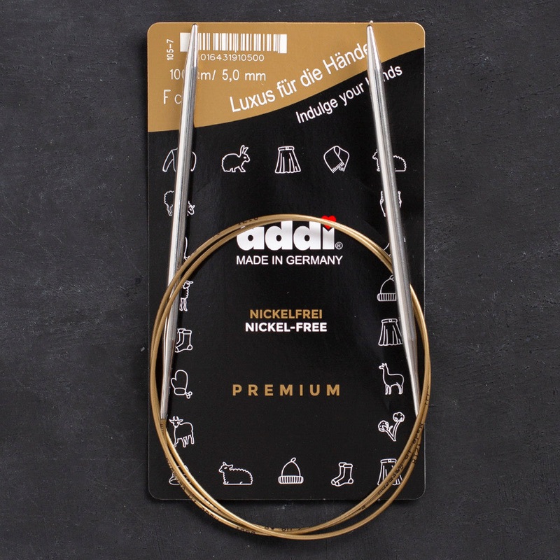 Addi 5mm 100cm Circular Knitting Needles – 105-7