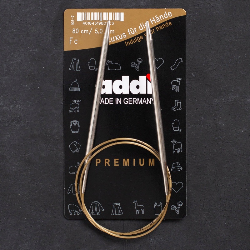 Addi 5mm 80cm Circular Knitting Needles – 105-7