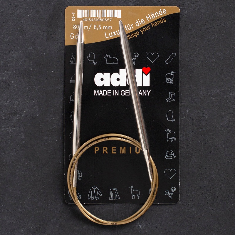 Addi 6.5mm 80cm Circular Knitting Needles – 105-7