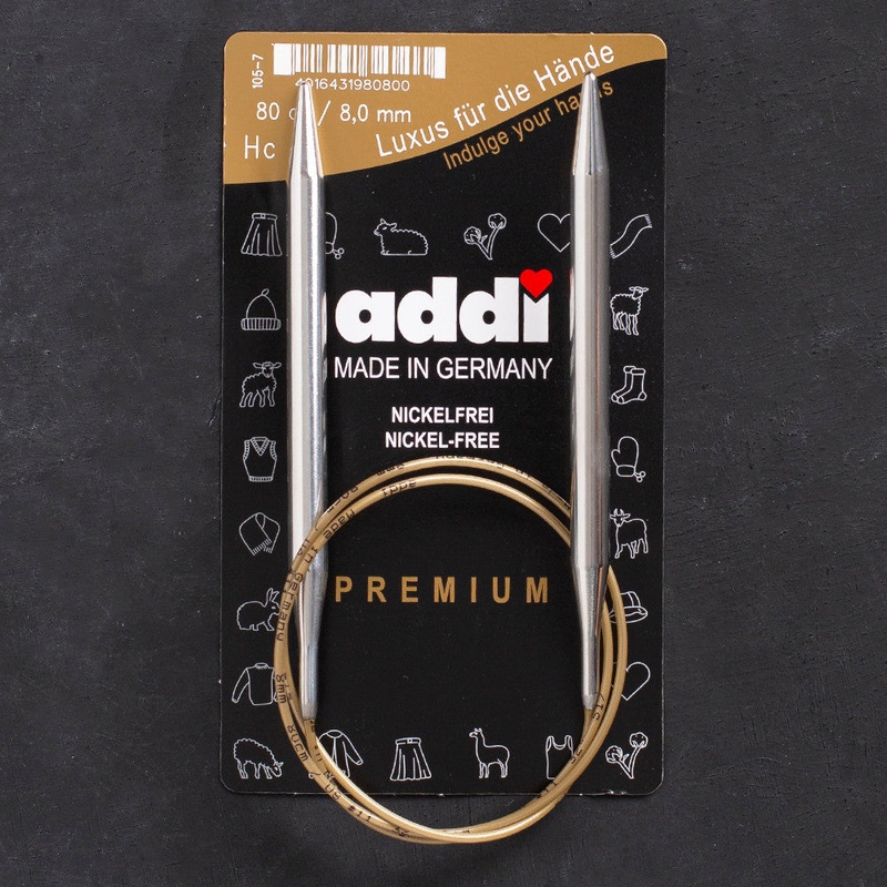 Addi 8mm 80cm Circular Knitting Needles – 105-7