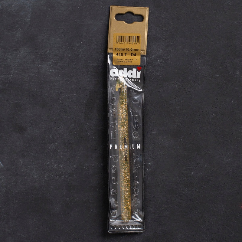Addi Champagne 10mm 15cm Plastic Crochet Hook – 445-7