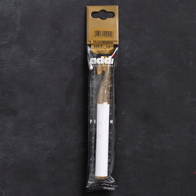 Addi Champagne 15mm 15cm Plastic Crochet Hook – 445-7