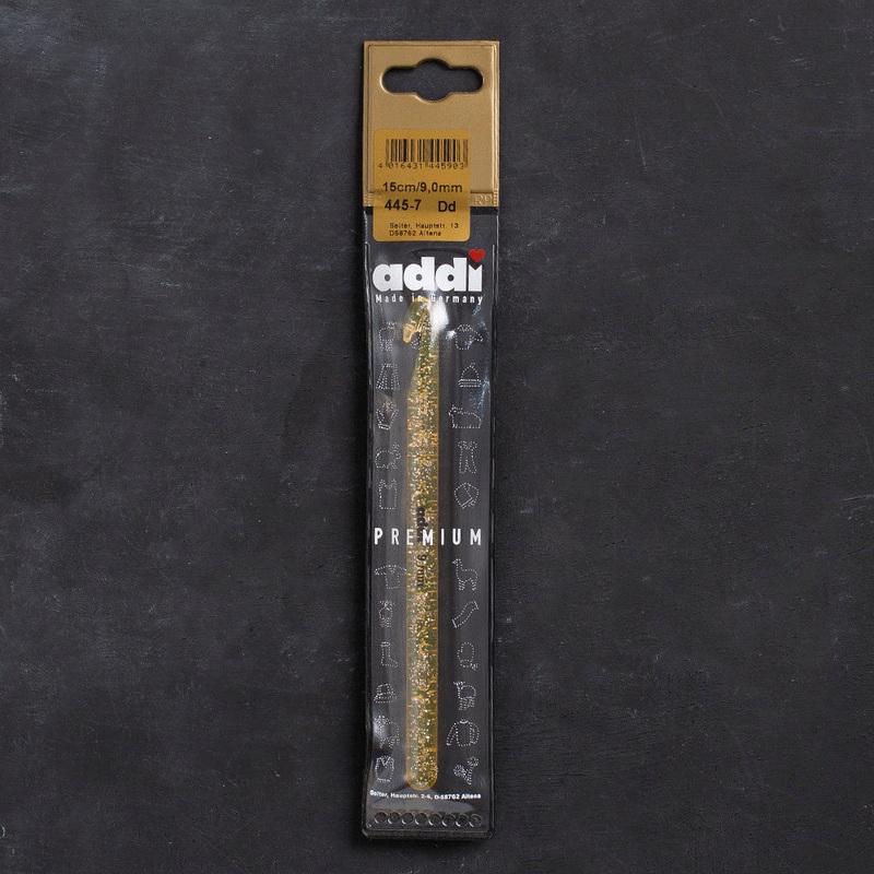 Addi Champagne 9mm 15cm Plastic Crochet Hook – 445-7