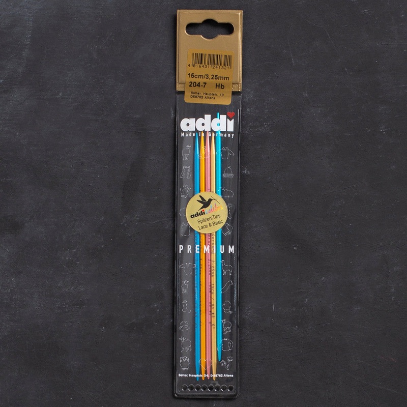 Addi Colibri 3.25mm 15cm Double-pointed Needles – 204-7