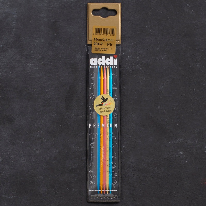 Addi Colibri 3.5mm 15cm Double-pointed Needles – 204-7