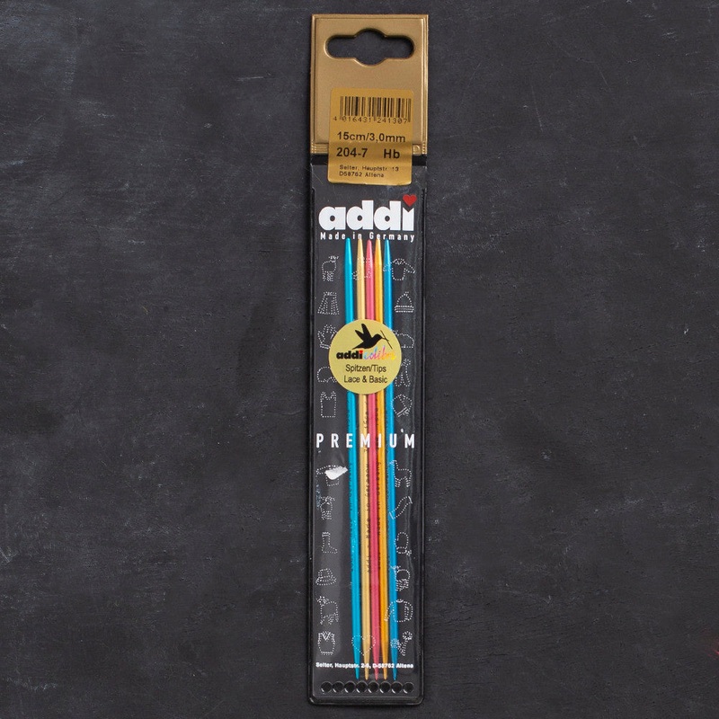 Addi Colibri 3mm 15cm Double-pointed Needles – 204-7