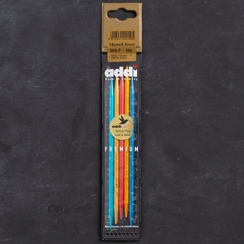 Addi Colibri 5mm 15cm Double-pointed Needles – 204-7