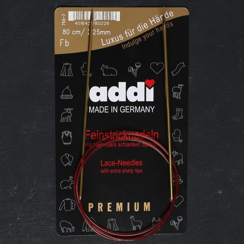 Addi Lace 2.25mm 80cm Circular Knitting Needles – 755-7