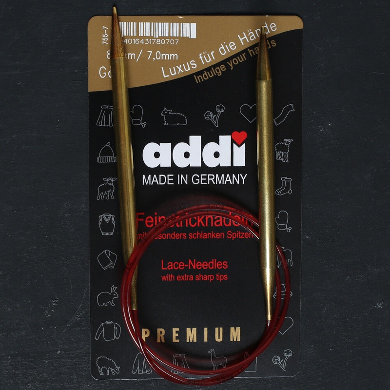 Addi Lace 7mm 80cm Circular Knitting Needles – 755-7