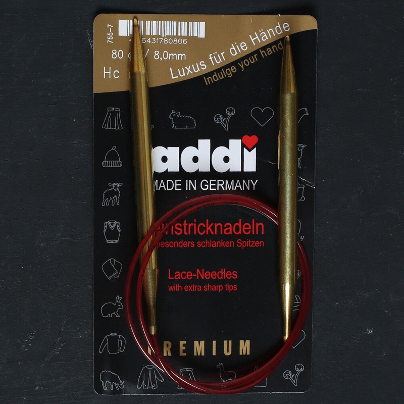 Addi Lace 8mm 80cm Circular Knitting Needles – 755-7