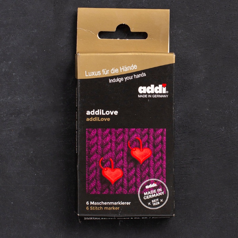Addi Love Stitch Marker in 6 – 407-2