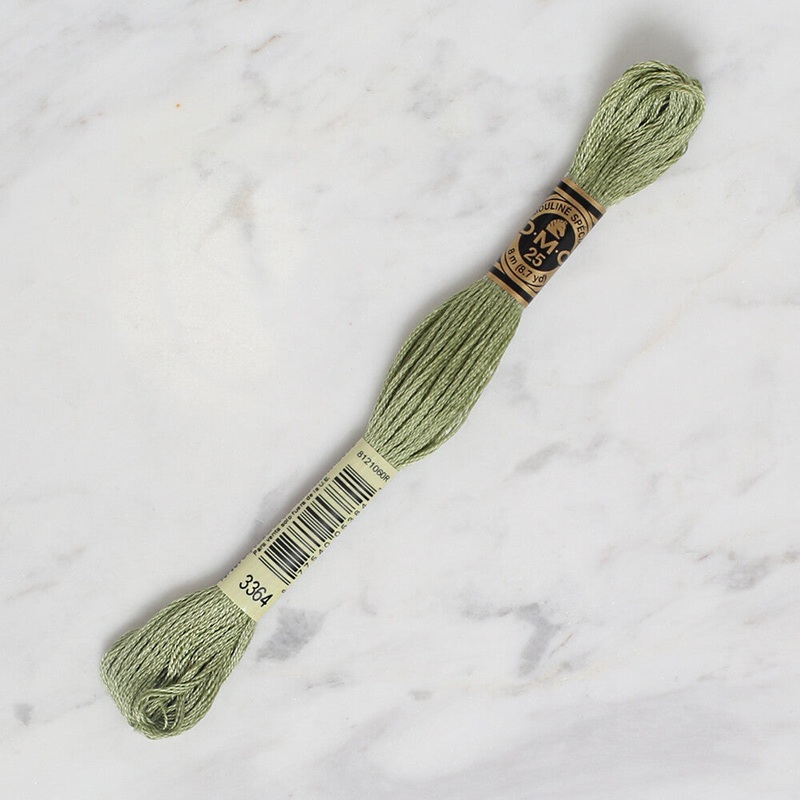 Dmc Muline Special 8 M Green Embroidery Yarn- 3364