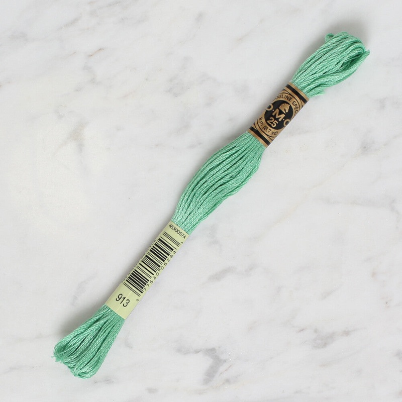 Dmc Muline Special 8 M Green Embroidery Yarn – 913
