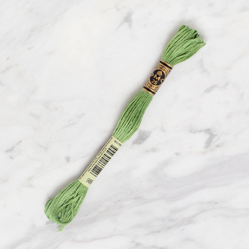 Dmc Muline Special 8 M Green Embroidery Yarn – 989