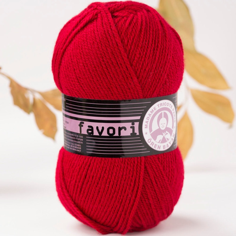 Madame Tricote Paris Favori Knitting Yarn, Claret – 34-1768