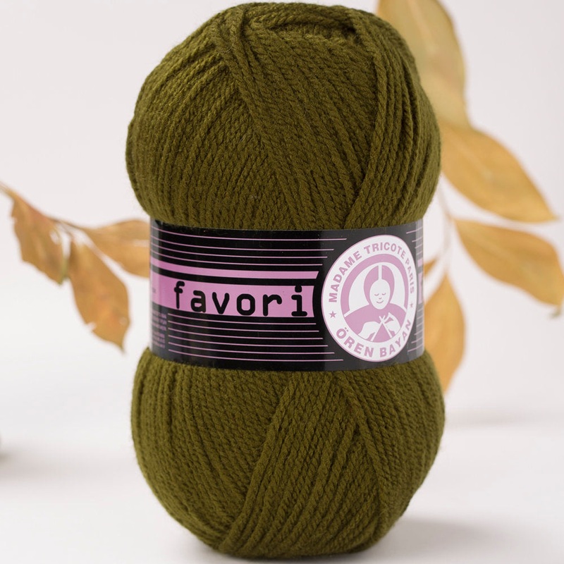 Madame Tricote Paris Favori Knitting Yarn, Green – 77-1768