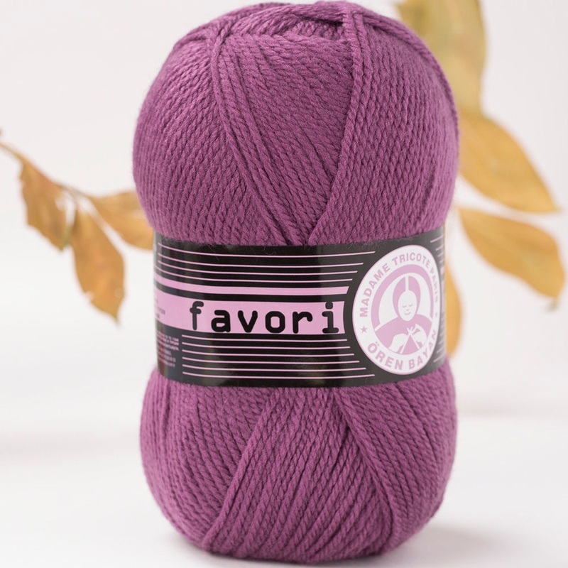 Madame Tricote Paris Favori Knitting Yarn, Purple – 104-1768