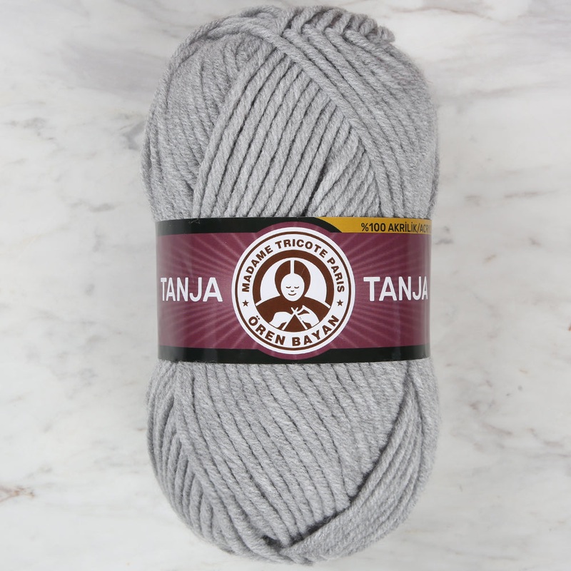 Madame Tricote Paris Tango/Tanja Knitting Yarn, Grey – 7-1771