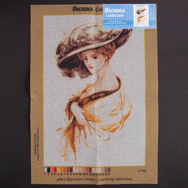 Orchidea 40x60cm Printed Gobelin, Harrison Fisher –  Courting Attention – 2724Q