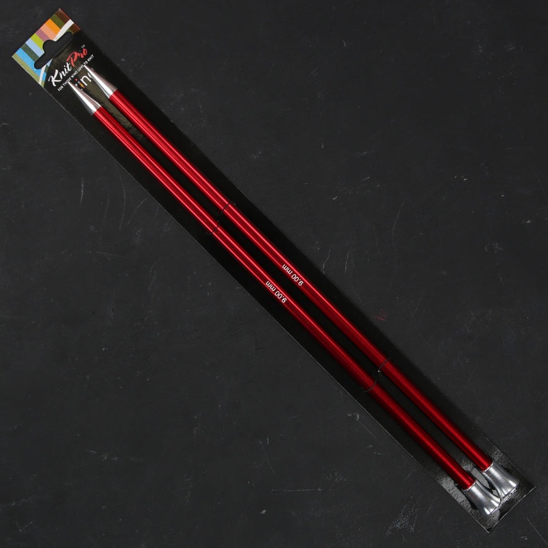 KnitPro Zing 9 mm 35 cm Metal Knitting Needles, – 47307