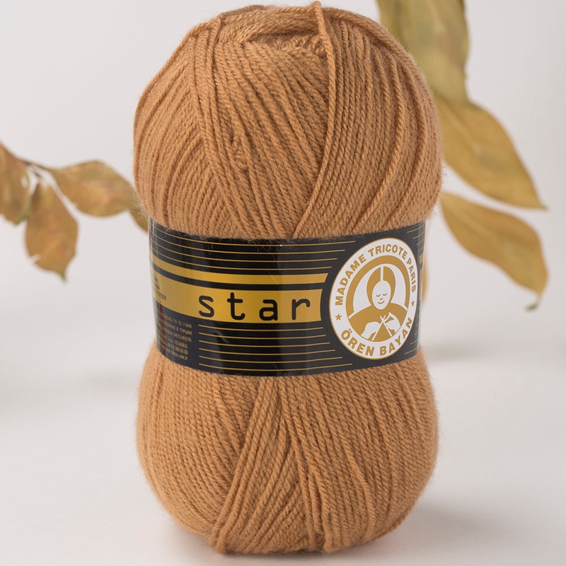 Madame Tricote Paris Star Knitting Yarn, Brown – 99-1754