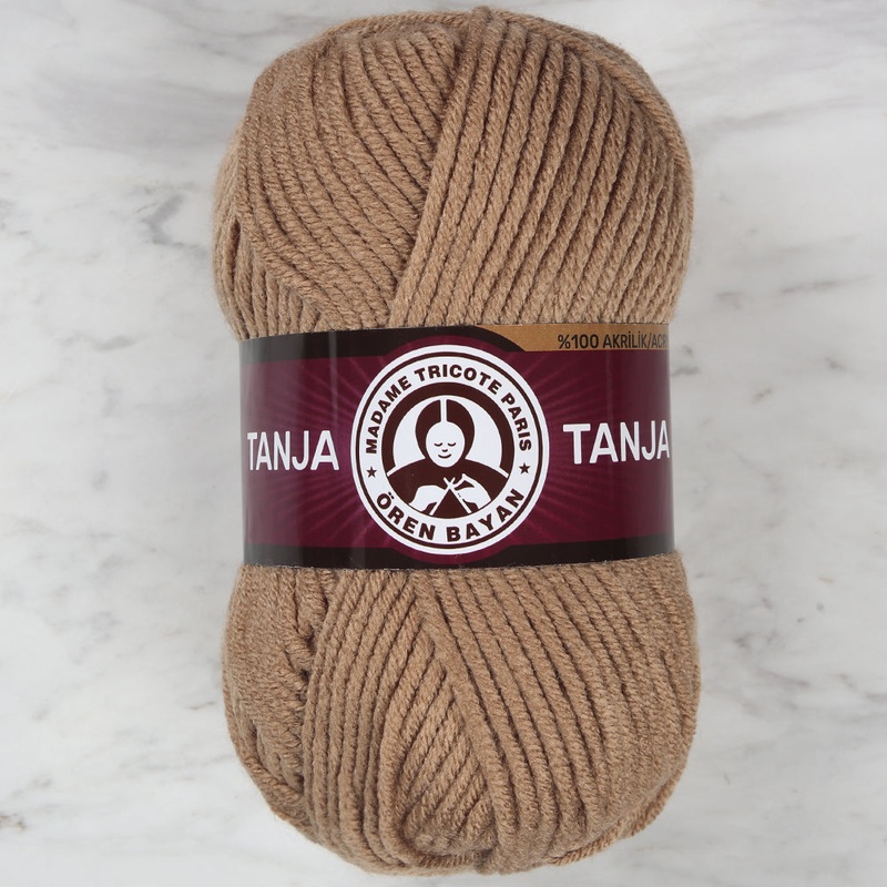 Madame Tricote Paris Tango/Tanja Knitting Yarn, Beige – 99-1771