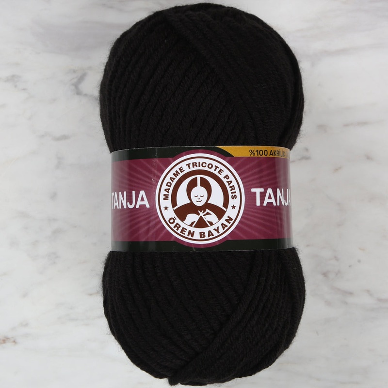 Madame Tricote Paris Tango/Tanja Knitting Yarn, Black – 999-1771