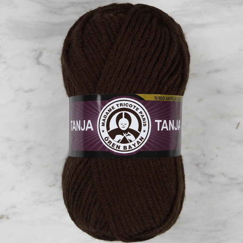 Madame Tricote Paris Tango/Tanja Knitting Yarn, Brown – 83-1771