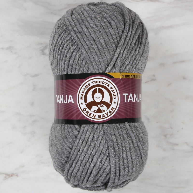 Madame Tricote Paris Tango/Tanja Knitting Yarn, Grey – 8-1771