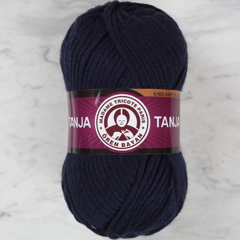 Madame Tricote Paris Tango/Tanja  Knitting Yarn, Navy Blue – 19-1771
