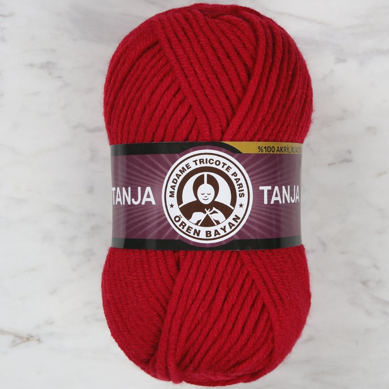Madame Tricote Paris Tango/Tanja Knitting Yarn, Red – 33-1771