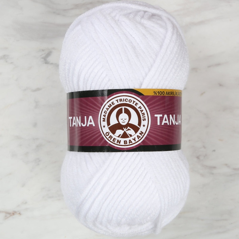 Madame Tricote Paris Tango/Tanja Knitting Yarn, White – 000-1771