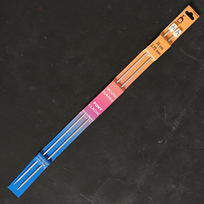 Pony 2.75 mm 35 cm Aluminium Knitting Needles – 33604