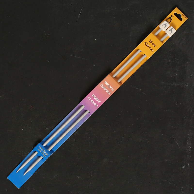 Pony 4.5 mm 35 cm Aluminium Knitting Needles – 33610