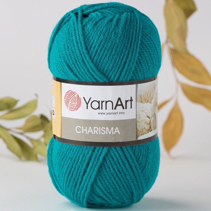 YarnArt Charisma Yarn, Green – 11448