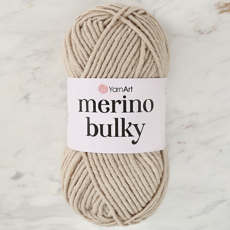 YarnArt Merino Bulky Yarn, Beige – 033
