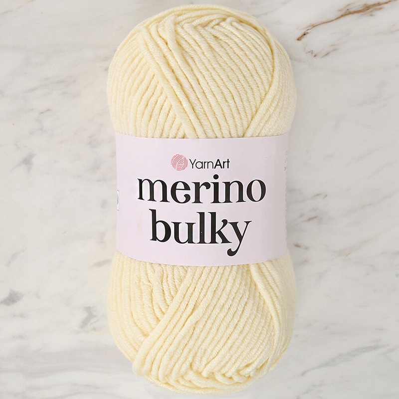 YarnArt Merino Bulky Yarn, Cream – 7003