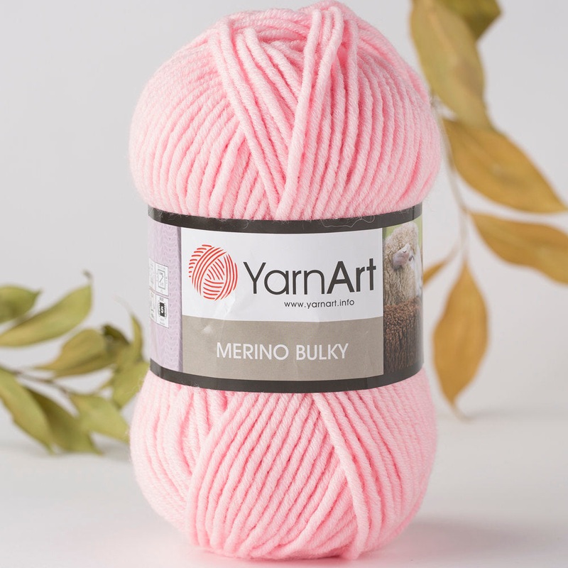 YarnArt Merino Bulky Yarn, Pink – 217