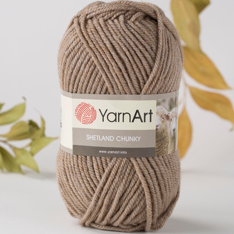 YarnArt Shetland Chunky Yarn, Beige – 605