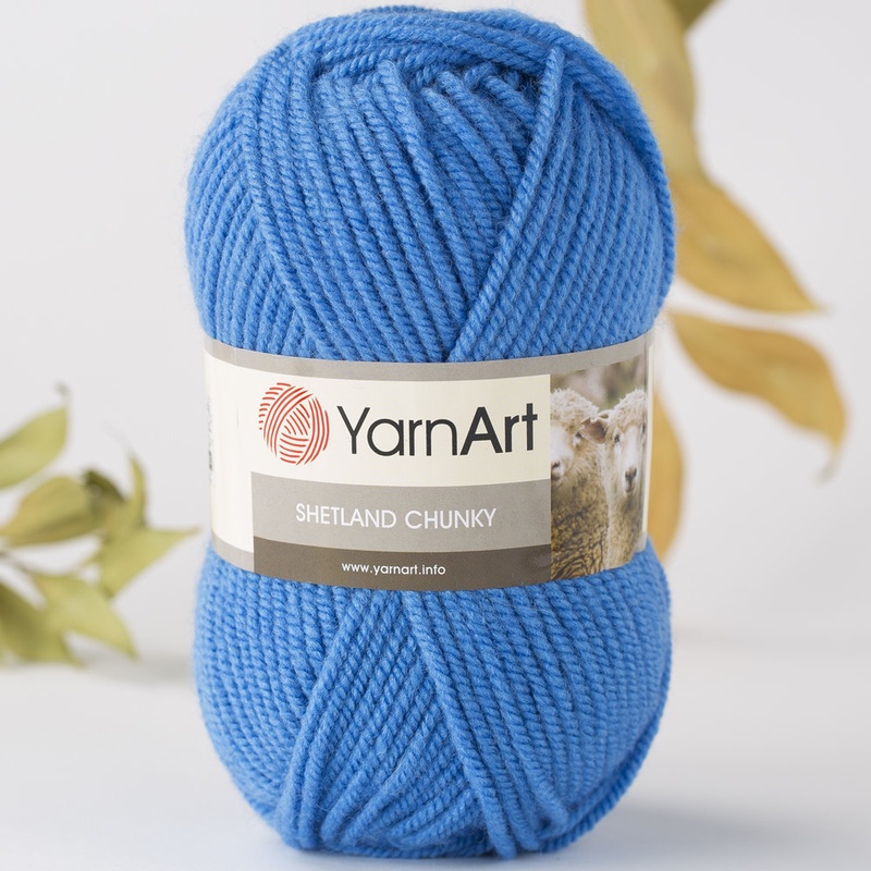 YarnArt Shetland Chunky Yarn, Blue – 626