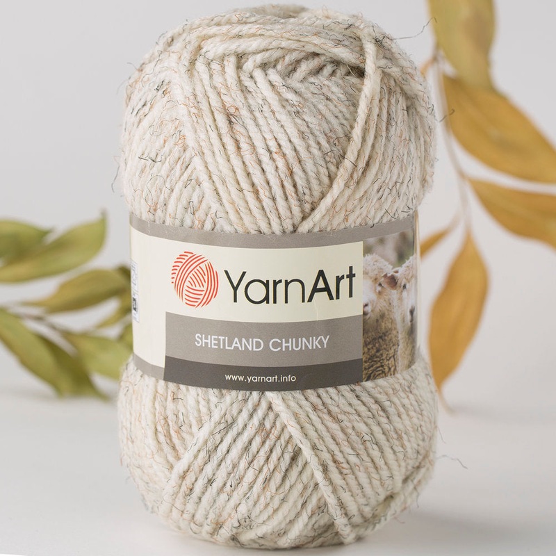 YarnArt Shetland Chunky Yarn, Cream – 635