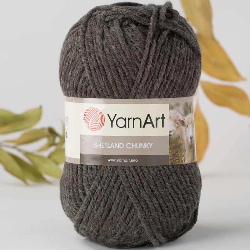 YarnArt Shetland Chunky Yarn, Grey – 631